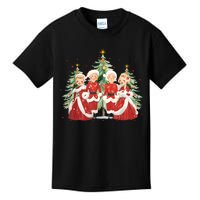 White Christmas Movie 1954 Xmas Song Holiday Pajamas Retro Kids T-Shirt