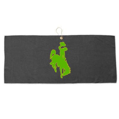 Wyoming Cowboys Cowboys Icon Gift Large Microfiber Waffle Golf Towel