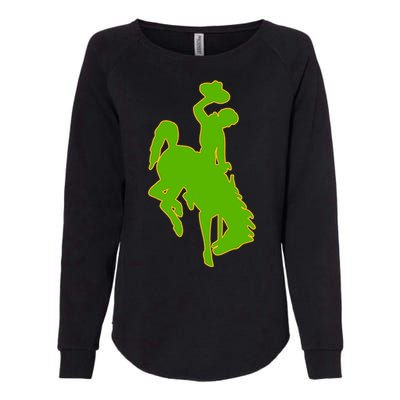 Wyoming Cowboys Cowboys Icon Gift Womens California Wash Sweatshirt