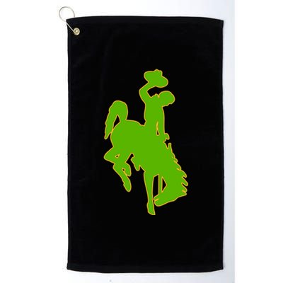 Wyoming Cowboys Cowboys Icon Gift Platinum Collection Golf Towel