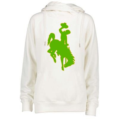 Wyoming Cowboys Cowboys Icon Gift Womens Funnel Neck Pullover Hood