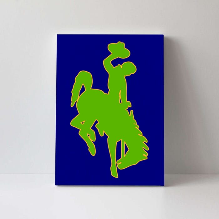 Wyoming Cowboys Cowboys Icon Gift Canvas