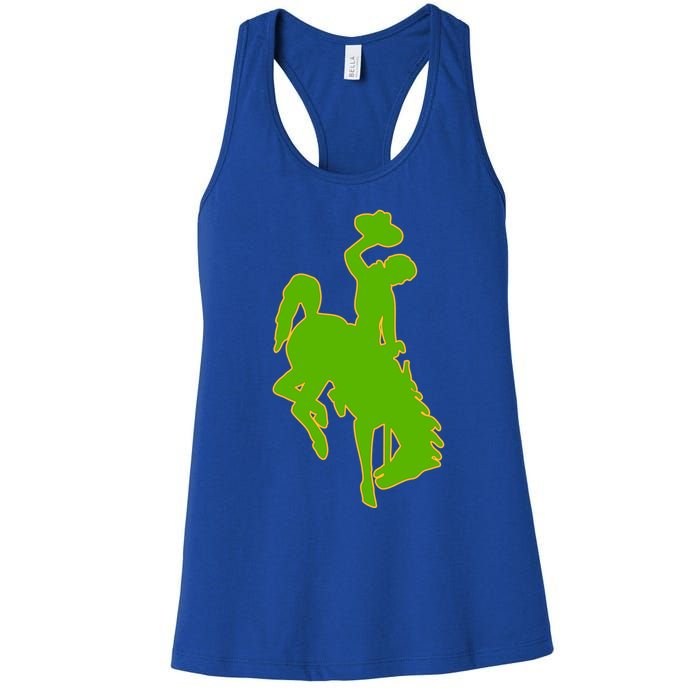 Wyoming Cowboys Cowboys Icon Gift Women's Racerback Tank