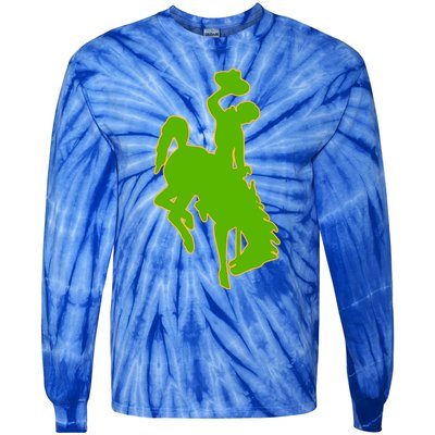 Wyoming Cowboys Cowboys Icon Gift Tie-Dye Long Sleeve Shirt