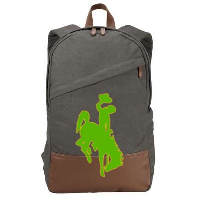 Wyoming Cowboys Cowboys Icon Gift Cotton Canvas Backpack