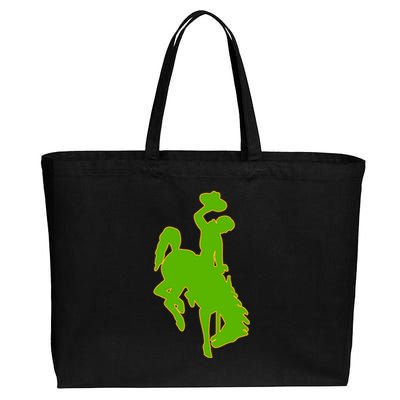 Wyoming Cowboys Cowboys Icon Gift Cotton Canvas Jumbo Tote