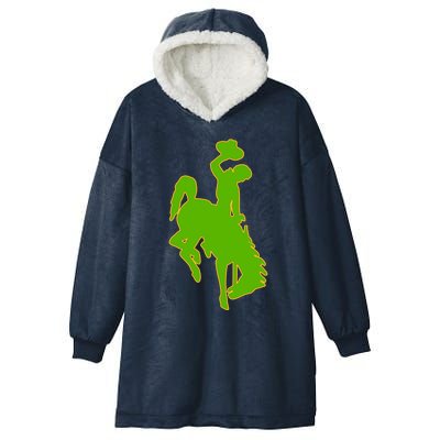 Wyoming Cowboys Cowboys Icon Gift Hooded Wearable Blanket