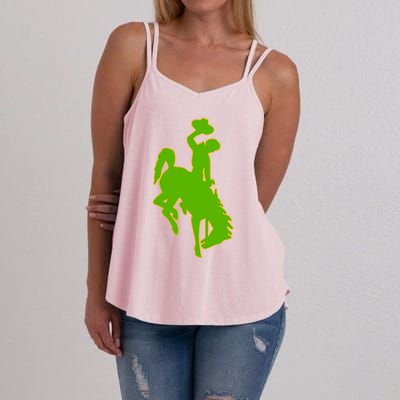 Wyoming Cowboys Cowboys Icon Gift Women's Strappy Tank