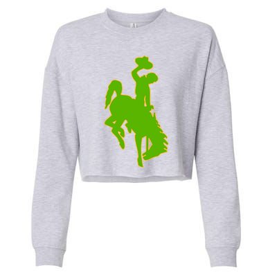 Wyoming Cowboys Cowboys Icon Gift Cropped Pullover Crew