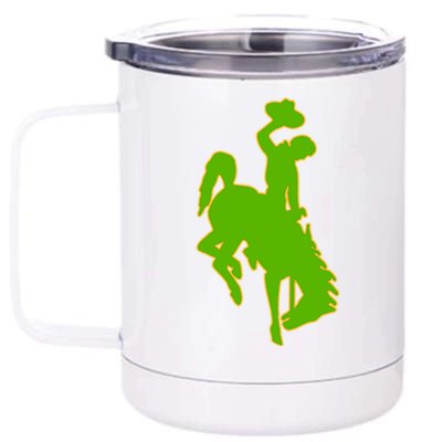 Wyoming Cowboys Cowboys Icon Gift 12 oz Stainless Steel Tumbler Cup