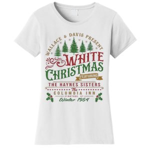 White Christmas Movie 1954 Xmas Song Haynes Sisters Xmas Long Sleeve Women's T-Shirt