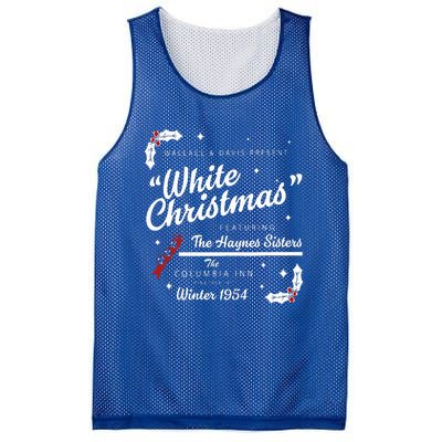 White Christmas Movie 1954 Xmas Song Haynes Sisters Xmas  Mesh Reversible Basketball Jersey Tank