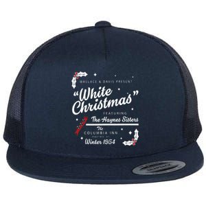 White Christmas Movie 1954 Xmas Song Haynes Sisters Xmas  Flat Bill Trucker Hat