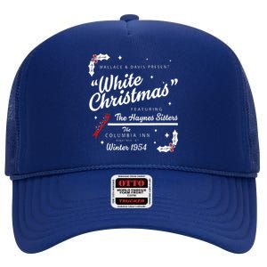 White Christmas Movie 1954 Xmas Song Haynes Sisters Xmas  High Crown Mesh Back Trucker Hat