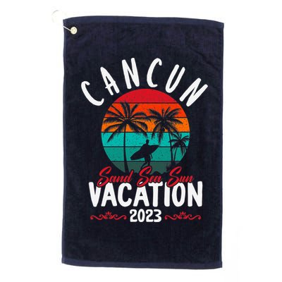 Wo Cancun Mexico Vacation Beach Family Friend Group Trip Golf Towel