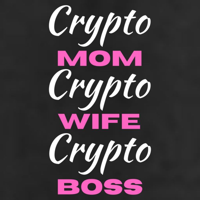Wo Crypto Mom Wife Boss Funny Tee Bitcoin Ethereum Funny Gift 7 Panel Mesh Trucker Snapback Hat