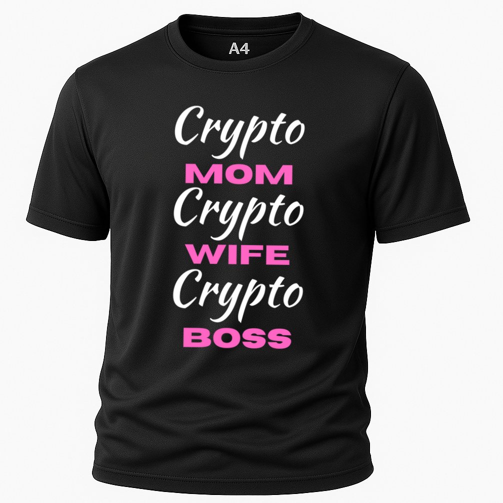 Wo Crypto Mom Wife Boss Funny Tee Bitcoin Ethereum Funny Gift Performance Shirt