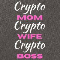 Wo Crypto Mom Wife Boss Funny Tee Bitcoin Ethereum Funny Gift Cotton Canvas Backpack