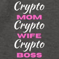 Wo Crypto Mom Wife Boss Funny Tee Bitcoin Ethereum Funny Gift Vector Backpack