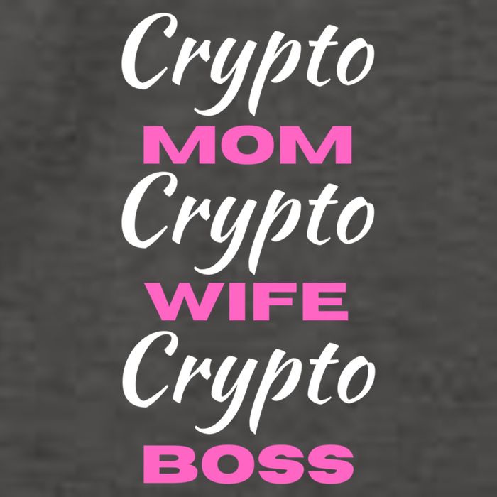 Wo Crypto Mom Wife Boss Funny Tee Bitcoin Ethereum Funny Gift Vector Backpack