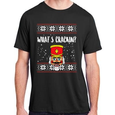 Whats Crackin Nutcracker Ugly Christmas Xmas Kids Adult ChromaSoft Performance T-Shirt