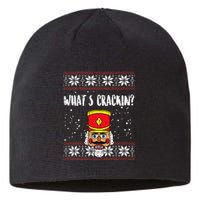 Whats Crackin Nutcracker Ugly Christmas Xmas Kids Sustainable Beanie