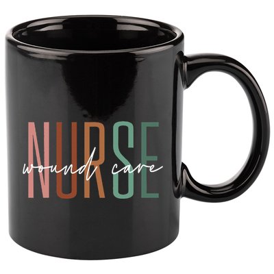 Wound Care Nurse Nursing Wound Ostomy Nurse Appreciation 11oz C Handle Ceramic Mug