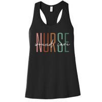 Wound Care Nurse Nursing Wound Ostomy Nurse Appreciation Women's Racerback Tank