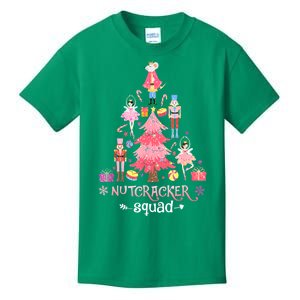 Women Christmas Nutcracker Squad Ballet Dance Funny Xmas Gift Kids T-Shirt