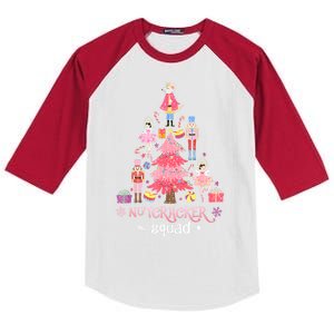 Women Christmas Nutcracker Squad Ballet Dance Funny Xmas Gift Kids Colorblock Raglan Jersey