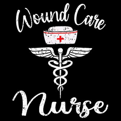 Wound Care Nurse Watercol Love Heart Stethoscope Nurse T-Shirt