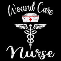 Wound Care Nurse Watercol Love Heart Stethoscope Nurse Women's V-Neck T-Shirt