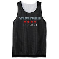 Wrigleyville Chicago Neighborhood Mesh Reversible Basketball Jersey Tank