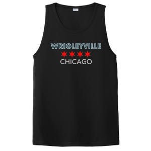 Wrigleyville Chicago Neighborhood PosiCharge Competitor Tank