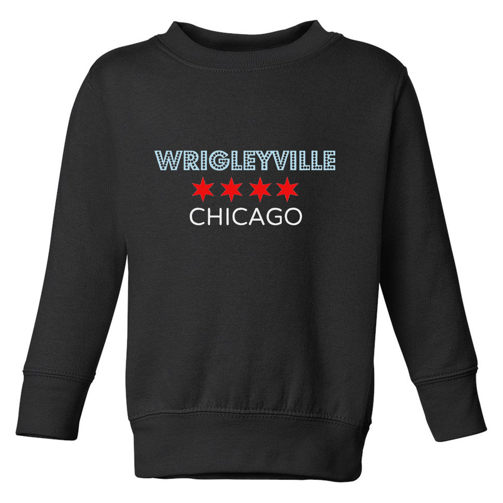 Wrigleyville Chicago Neighborhood Toddler Sweatshirt