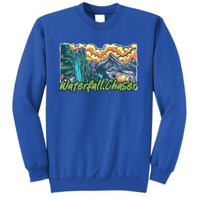 Waterfall Chaser Nature Tent Camping Cascade Hunter Meaningful Gift Sweatshirt