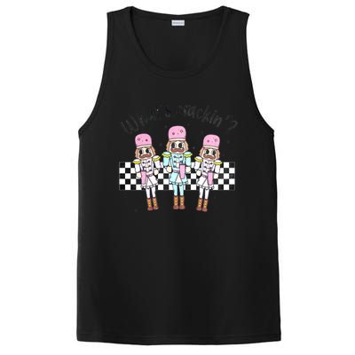 What’S Crackin Nutcracker Stanley Boojee Bougie Christmas Retro PosiCharge Competitor Tank