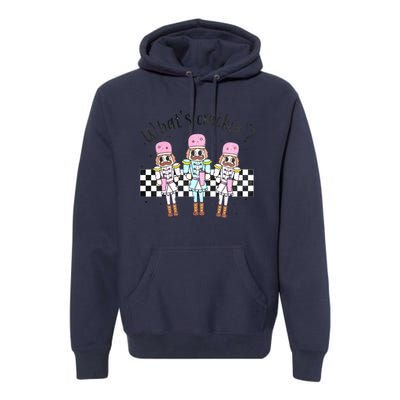 What’S Crackin Nutcracker Stanley Boojee Bougie Christmas Retro Premium Hoodie