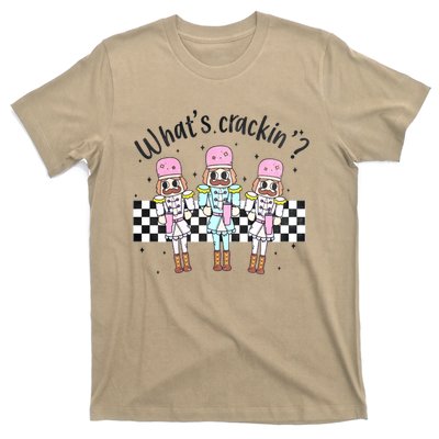 What’S Crackin Nutcracker Stanley Boojee Bougie Christmas Retro T-Shirt