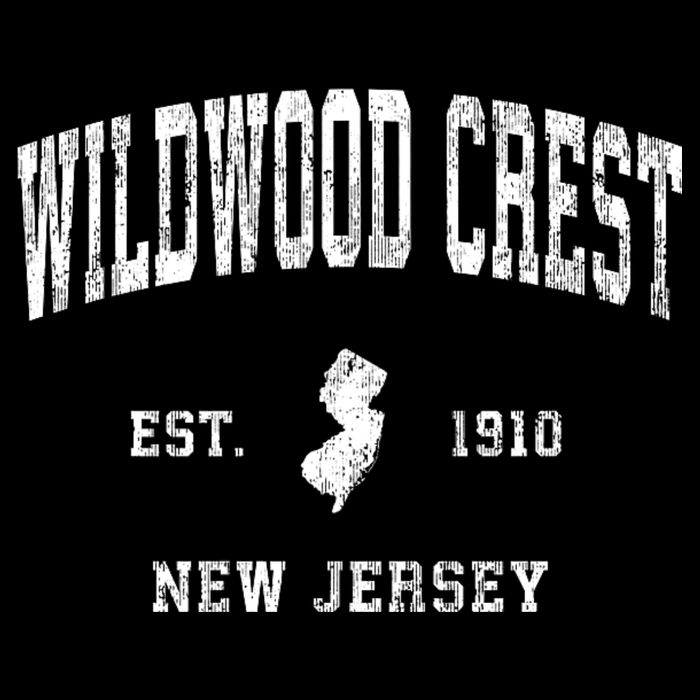 Wildwood Crest New Jersey Nj Vintage Athletic Long Sleeve Shirt