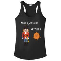 Whats Crackin Nut Thing Funny Nutcracker Christmas Ladies PosiCharge Competitor Racerback Tank