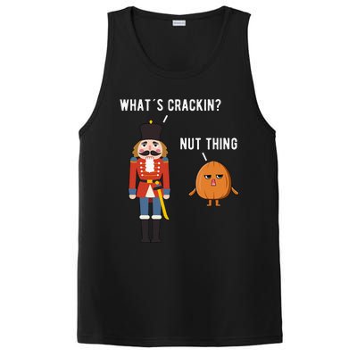 Whats Crackin Nut Thing Funny Nutcracker Christmas PosiCharge Competitor Tank