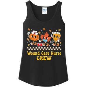 Wound Care Nurse Crew Pumpkin Pie Fall Leaf Thanksgiving Ladies Essential Tank