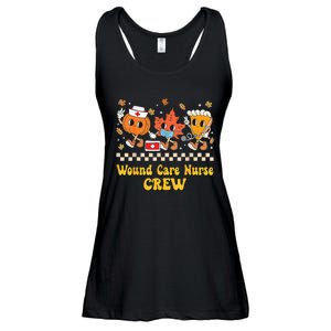 Wound Care Nurse Crew Pumpkin Pie Fall Leaf Thanksgiving Ladies Essential Flowy Tank