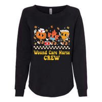 Wound Care Nurse Crew Pumpkin Pie Fall Leaf Thanksgiving Womens California Wash Sweatshirt