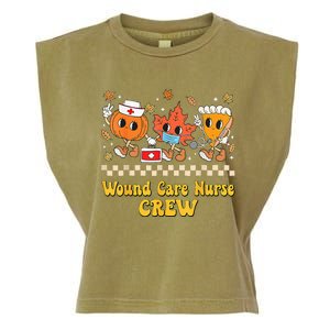 Wound Care Nurse Crew Pumpkin Pie Fall Leaf Thanksgiving Garment-Dyed Women's Muscle Tee