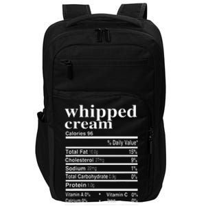 Whipped Cream Nutrition Facts Funny Thanksgiving Gifts Impact Tech Backpack