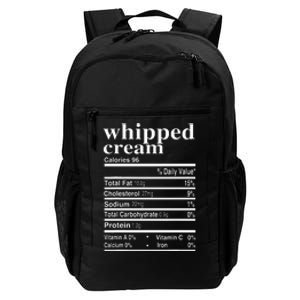 Whipped Cream Nutrition Facts Funny Thanksgiving Gifts Daily Commute Backpack