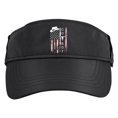 Western Country N Boy Rodeo Southern Retro Cowboy Adult Drive Performance Visor