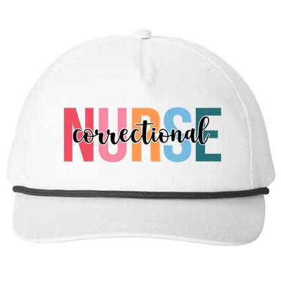 Wo Correctional Nurse Funny Gift For Nursing Student Gift Snapback Five-Panel Rope Hat